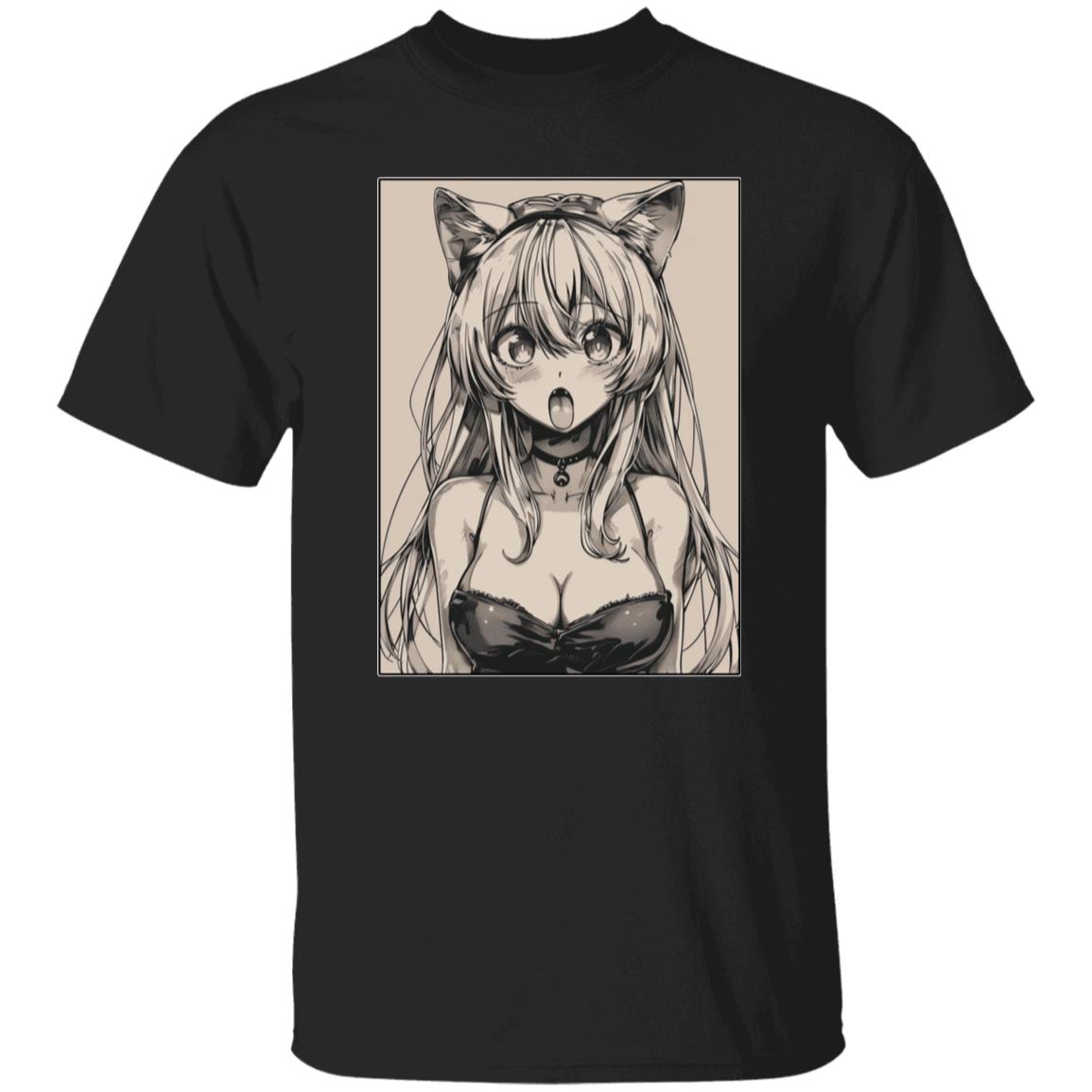 Oversized T-Shirt Anime Cat Eared Girl