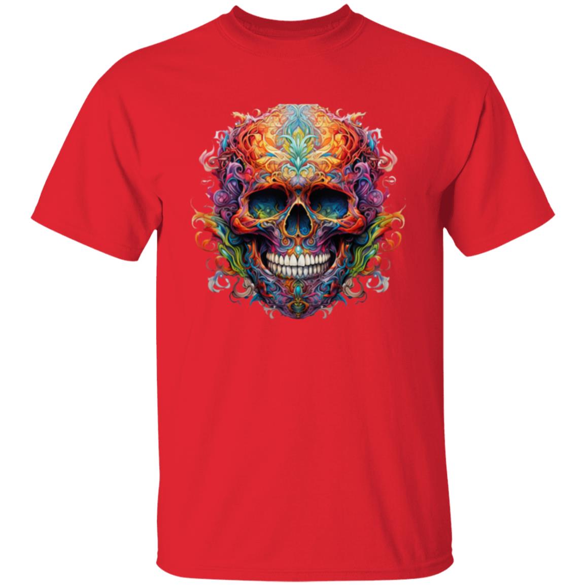 Oversized T-Shirt Ornamental Skull
