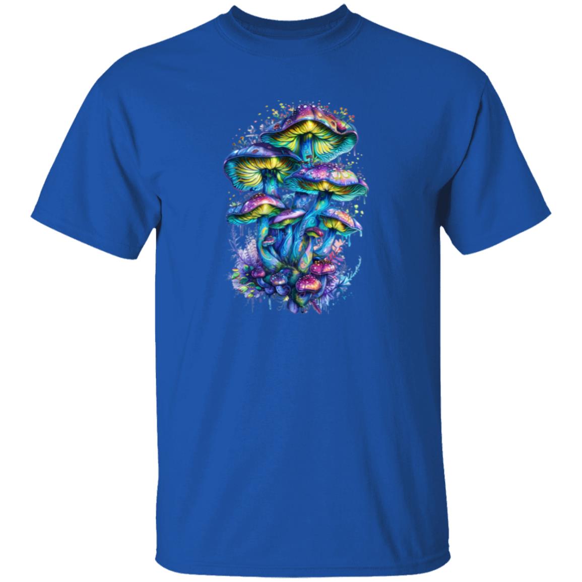 Oversized T-Shirt Colorful Mushroom Cluster