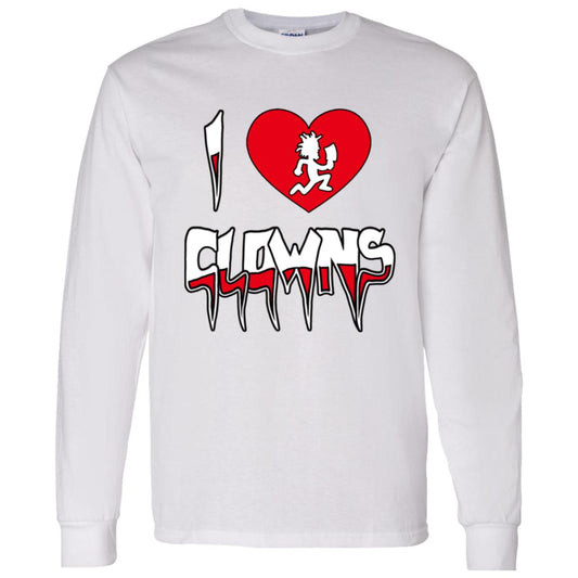 LS T-Shirt I Love Clowns