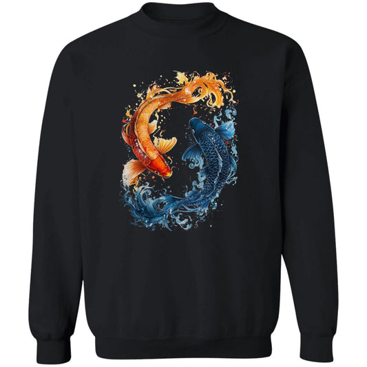 Pullover Sweatshirt Koi Fish