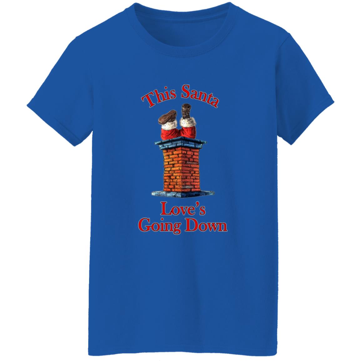 Oversized T-Shirt This Santa Love's Going Down