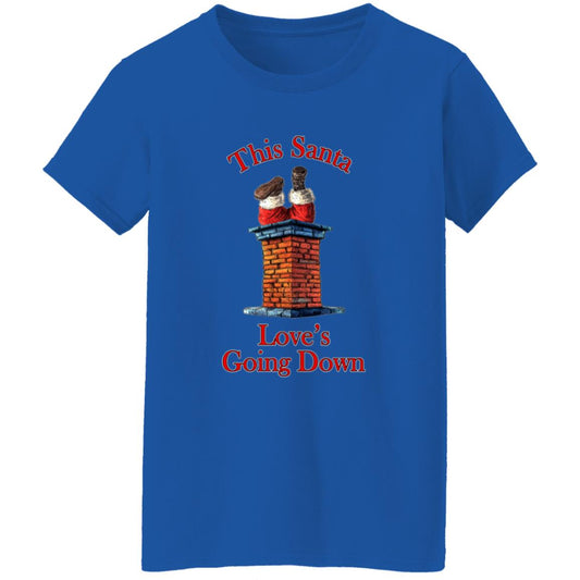 Oversized T-Shirt This Santa Love's Going Down