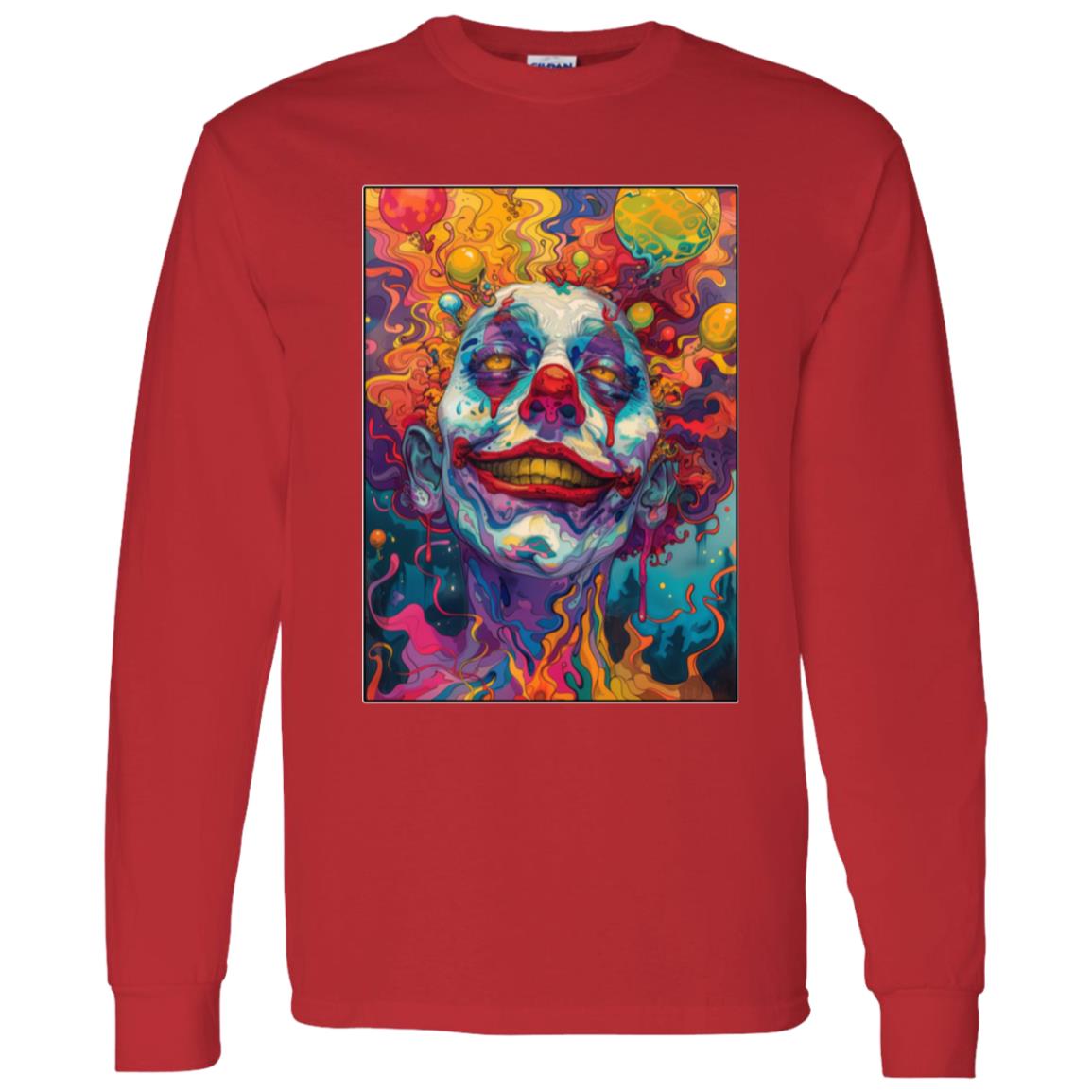 LS T-Shirt Psychedelic Clown
