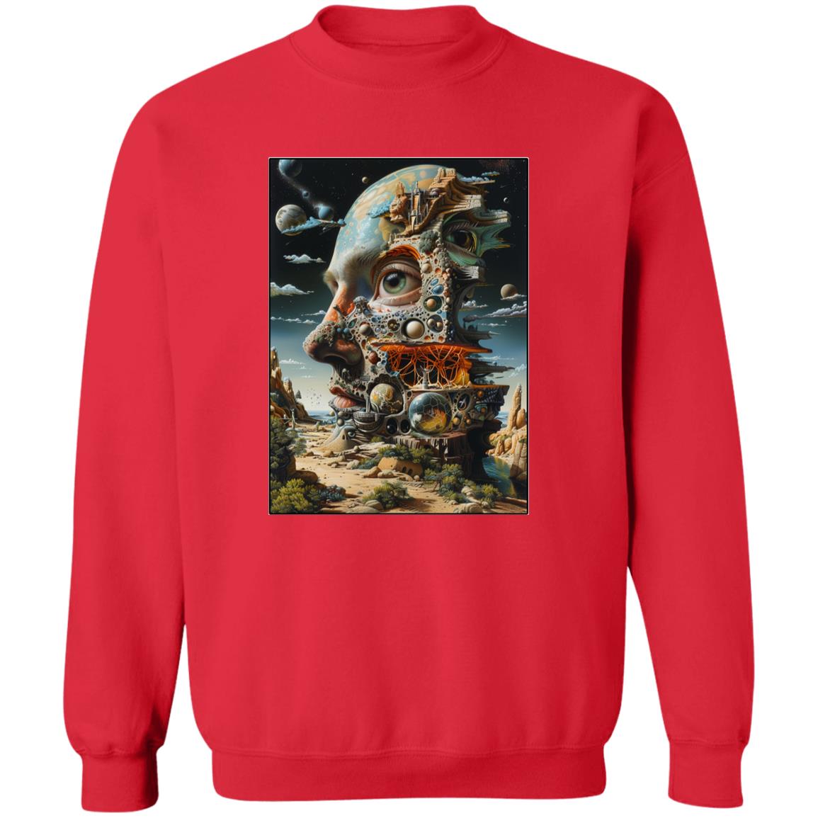 Pullover Sweatshirt Alien Monument Surrealism