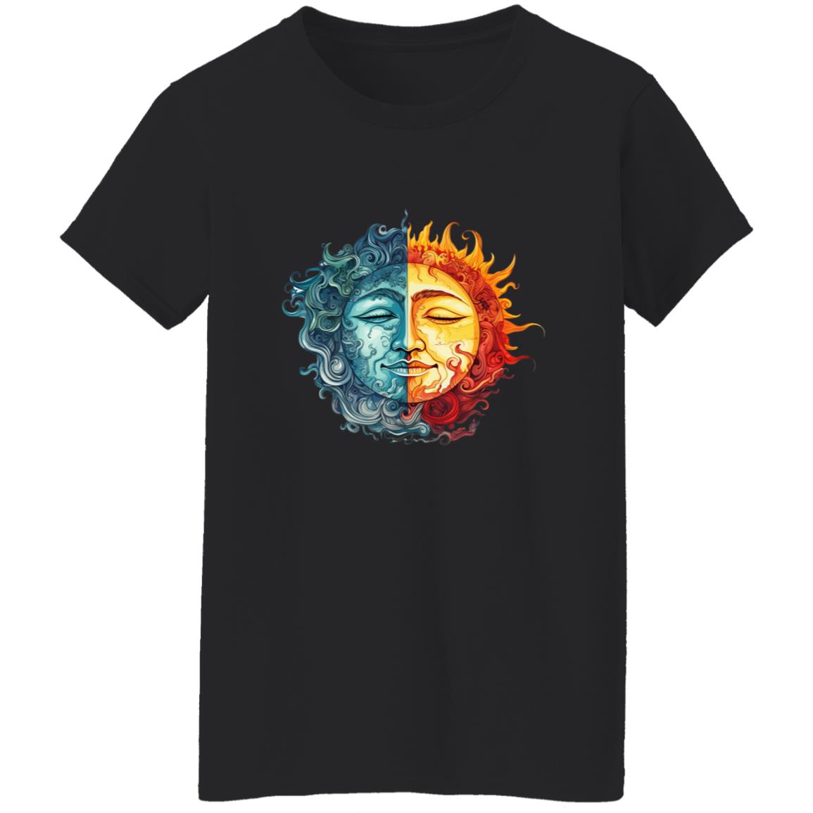 Oversized T-Shirt Sun & Moon Ying Yang
