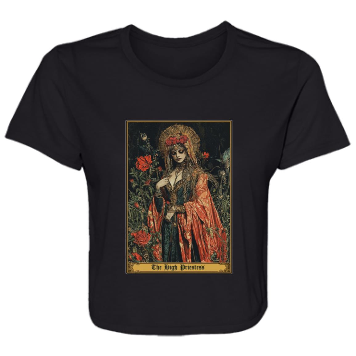 Flowy Cropped Tee The Priestess