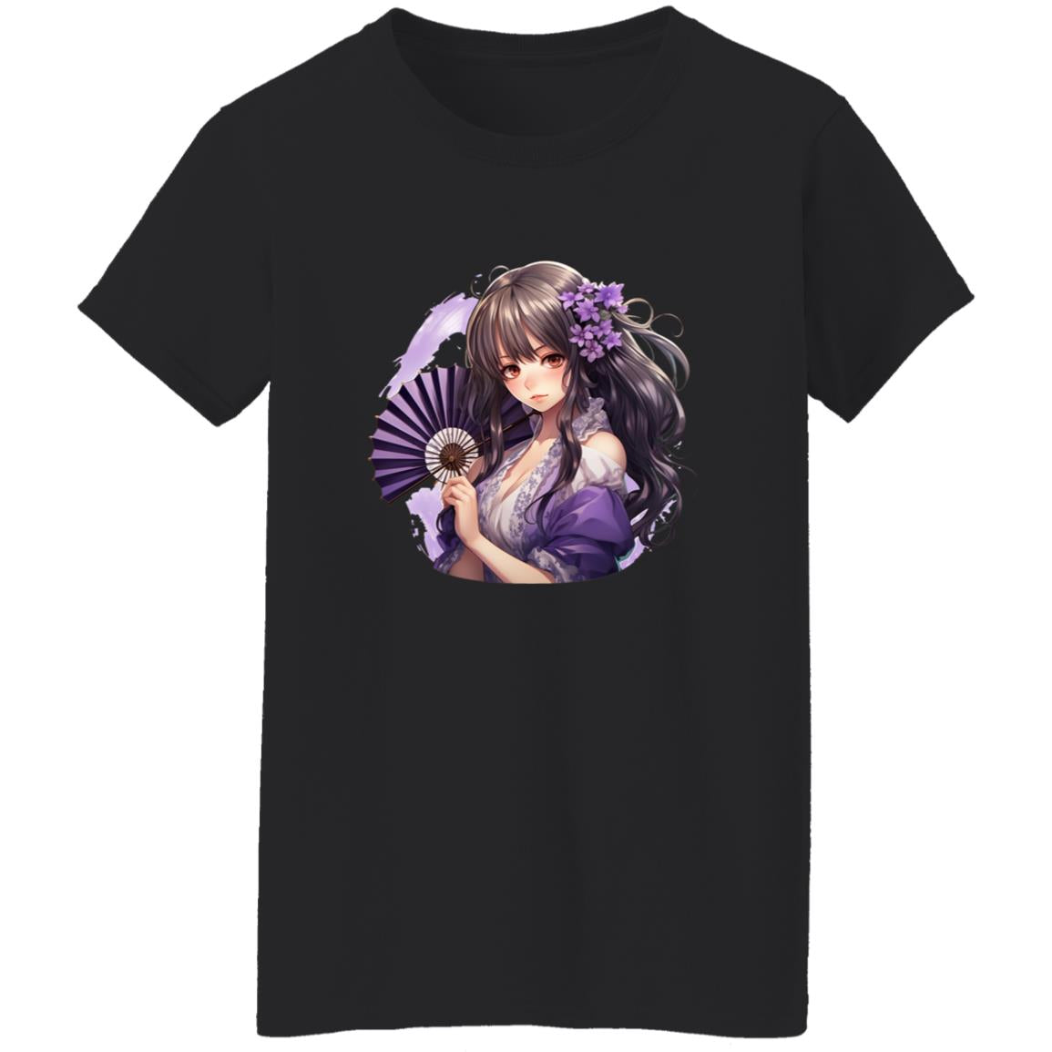 Oversized T-Shirt Anime Geisha