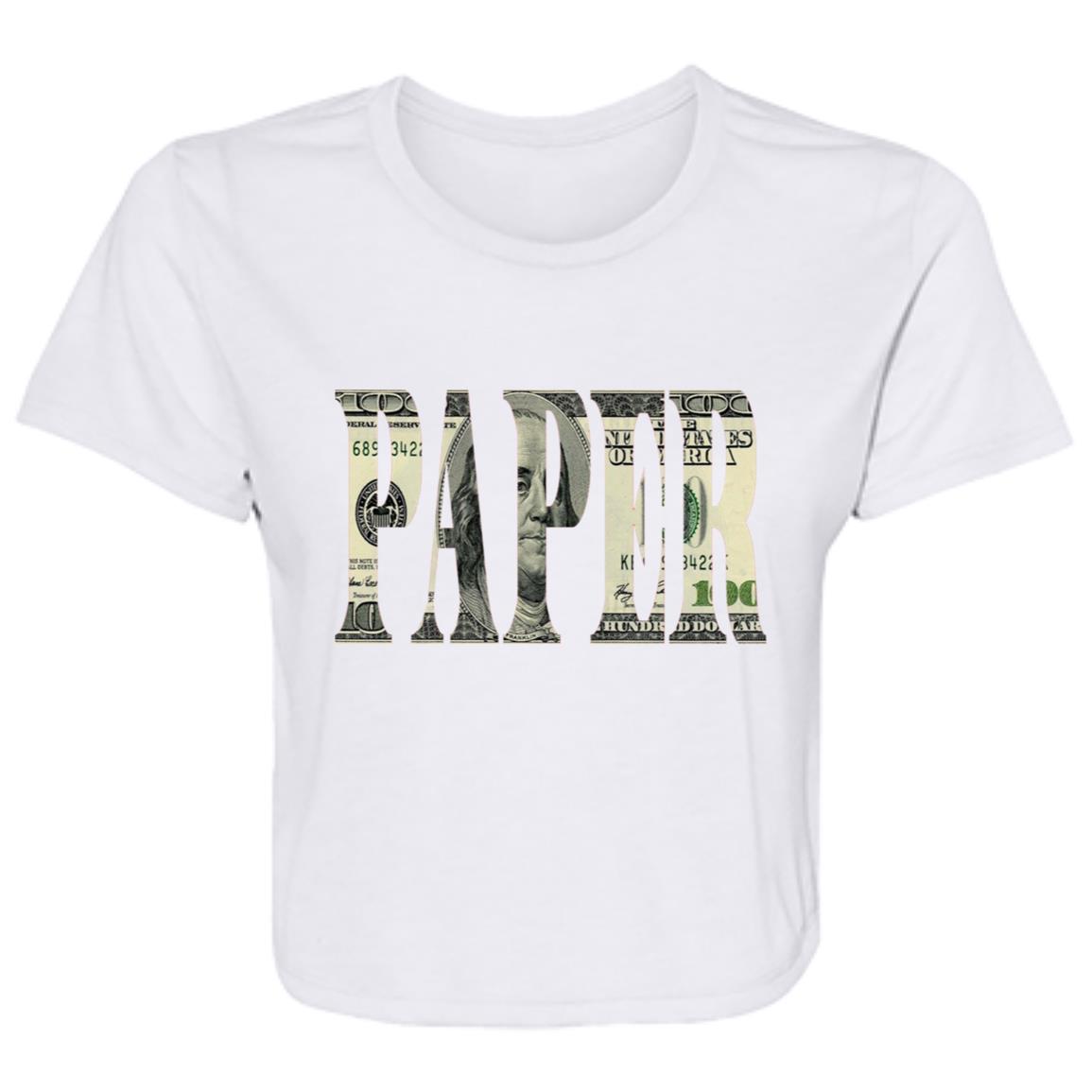 Flowy Cropped Tee PAPER