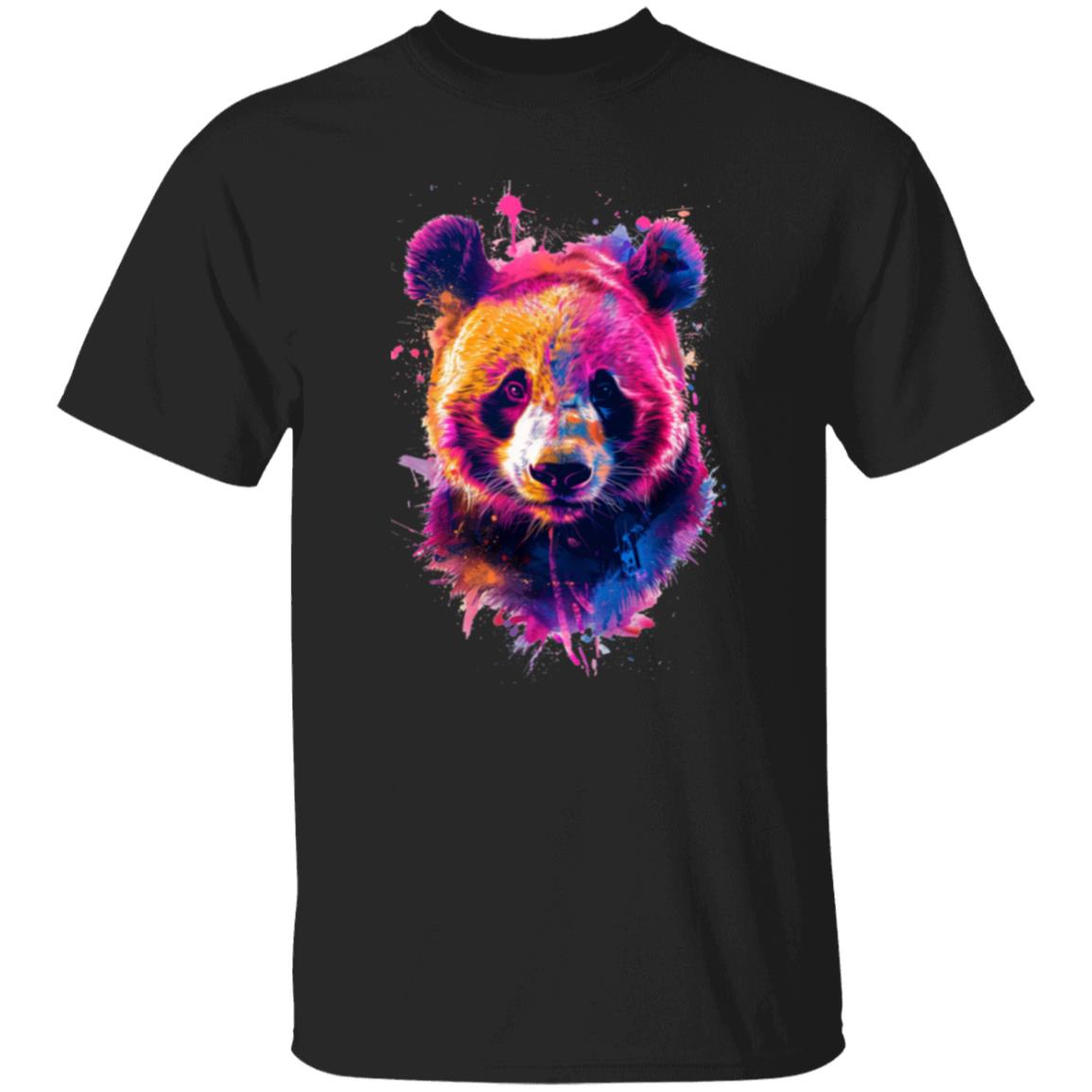 Oversized T-Shirt Abstract Panda