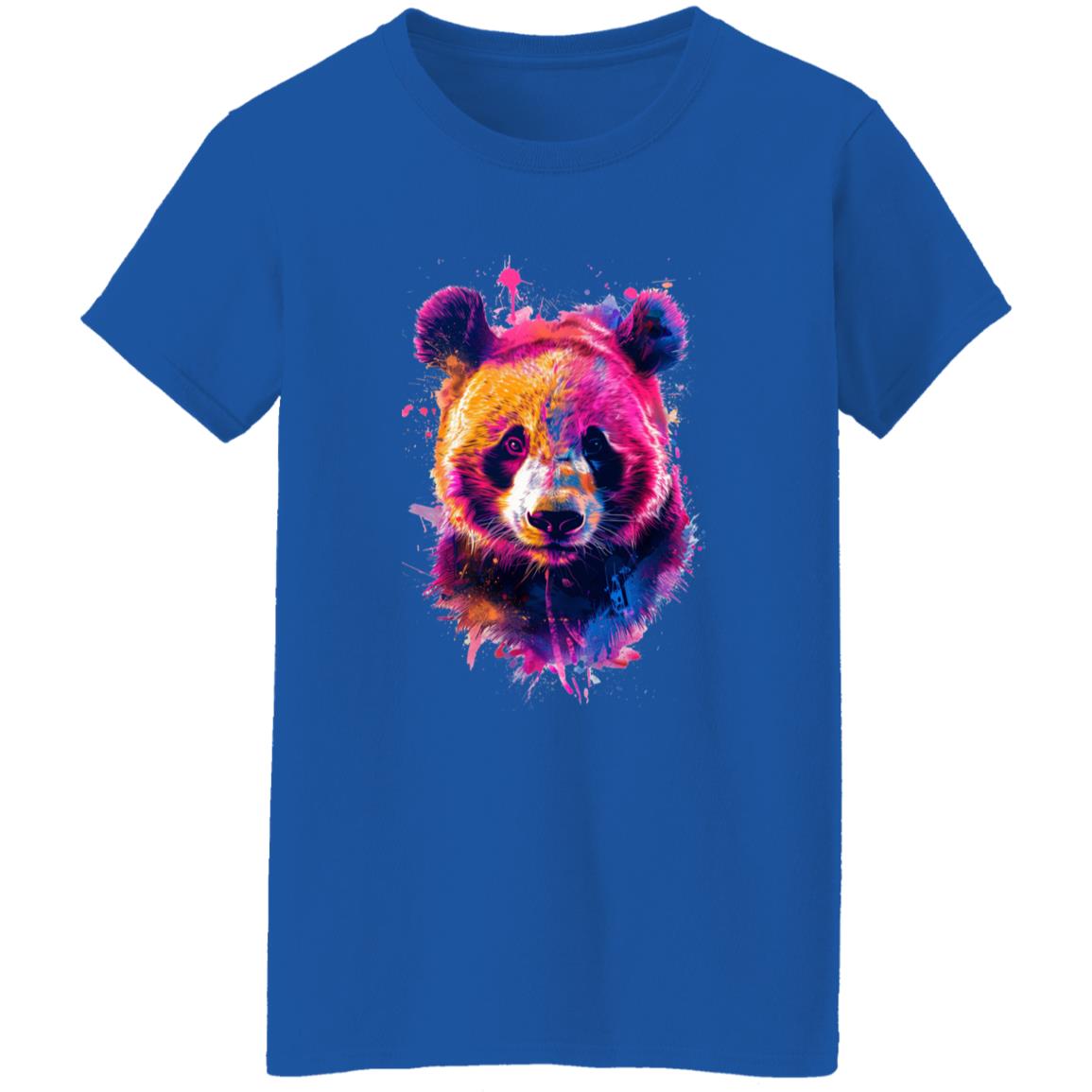 Oversized T-Shirt Abstract Panda