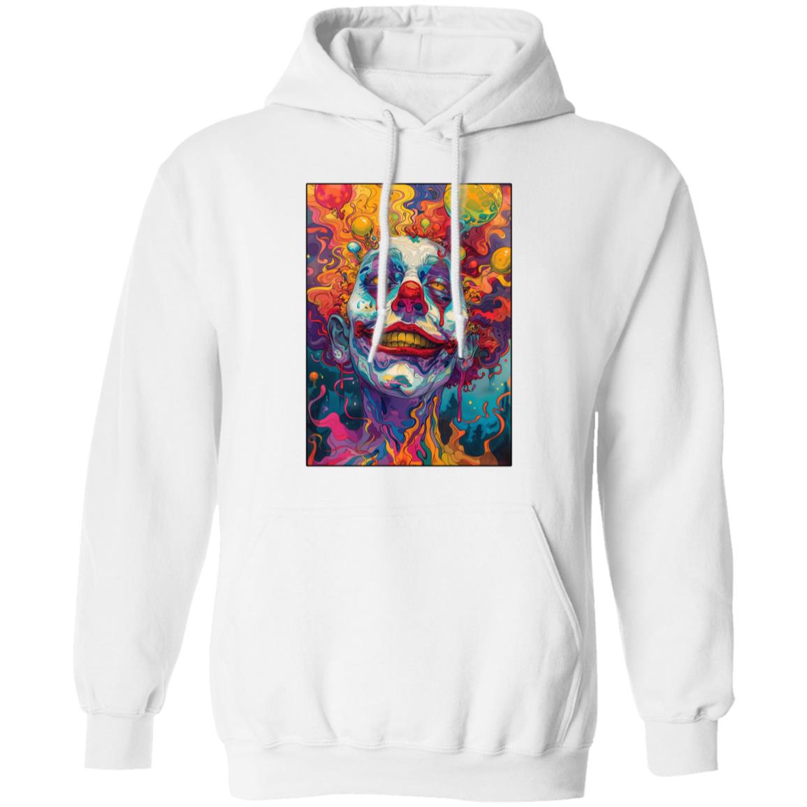 Pullover Hoodie Psychedelic Clown