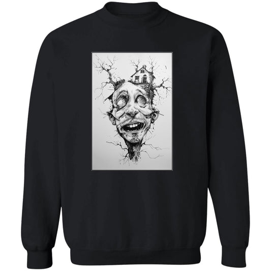 Pullover Sweatshirt House Head