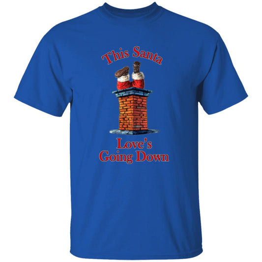 Oversized T-Shirt This Santa Love's Going Down