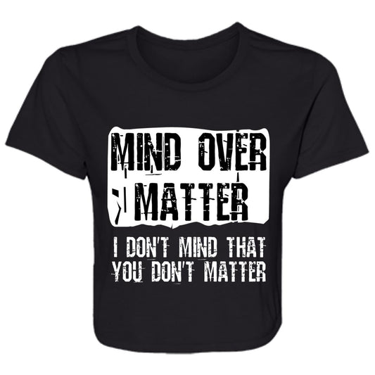 Flowy Cropped Tee Mind Over Matter
