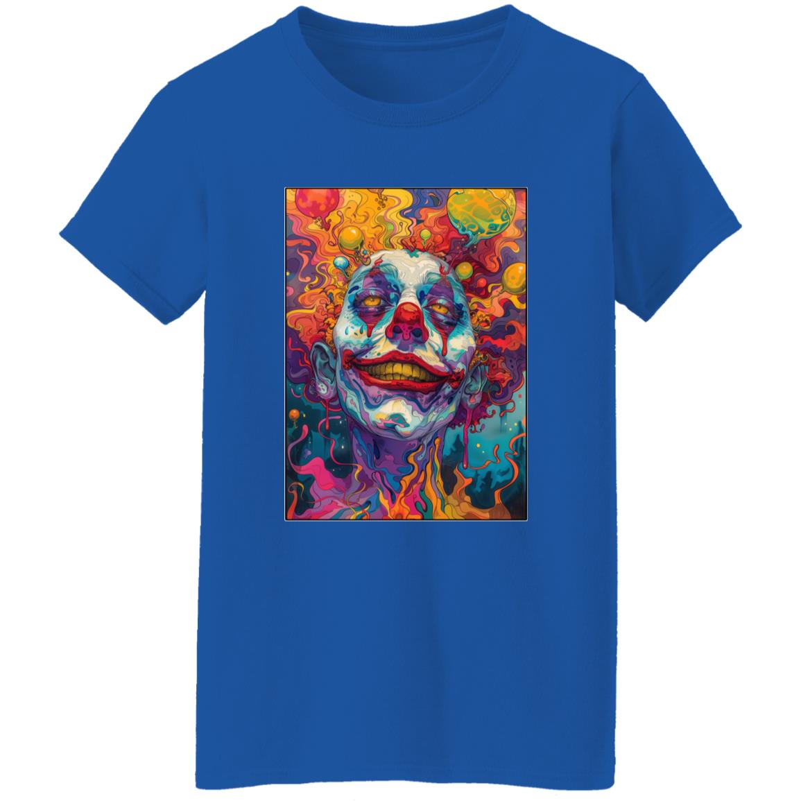 Oversized T-Shirt Psychedelic Clown