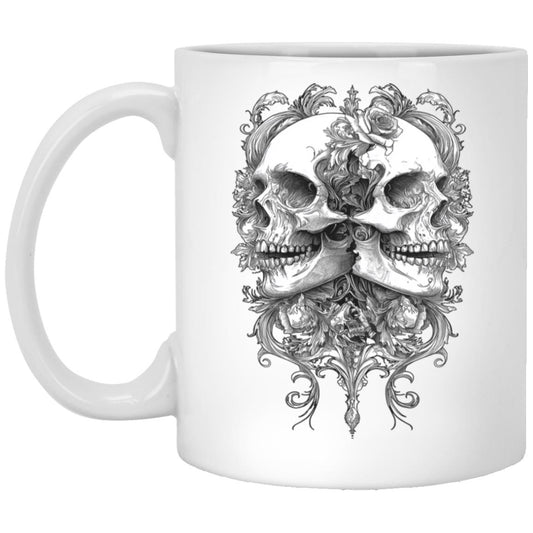11oz White Mug Split Personality