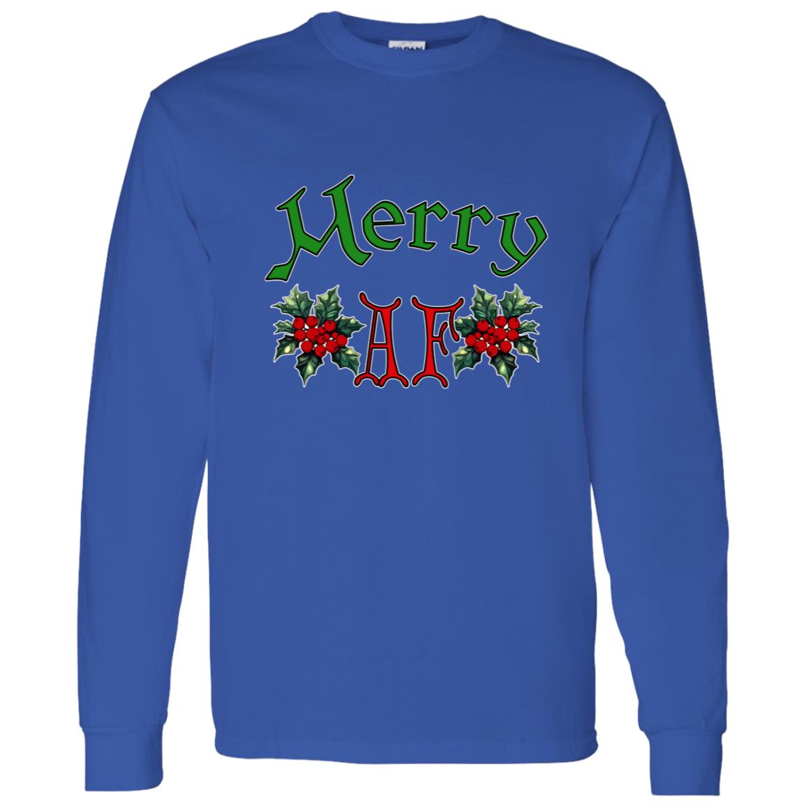 LS T-Shirt Merry AF