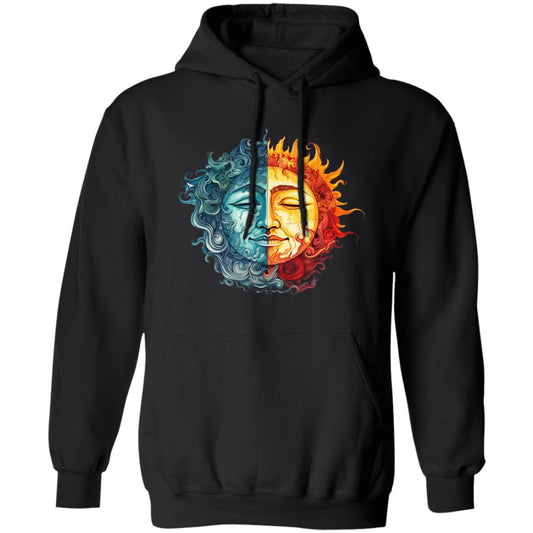 Pullover Hoodie Sun & Moon Ying Yang
