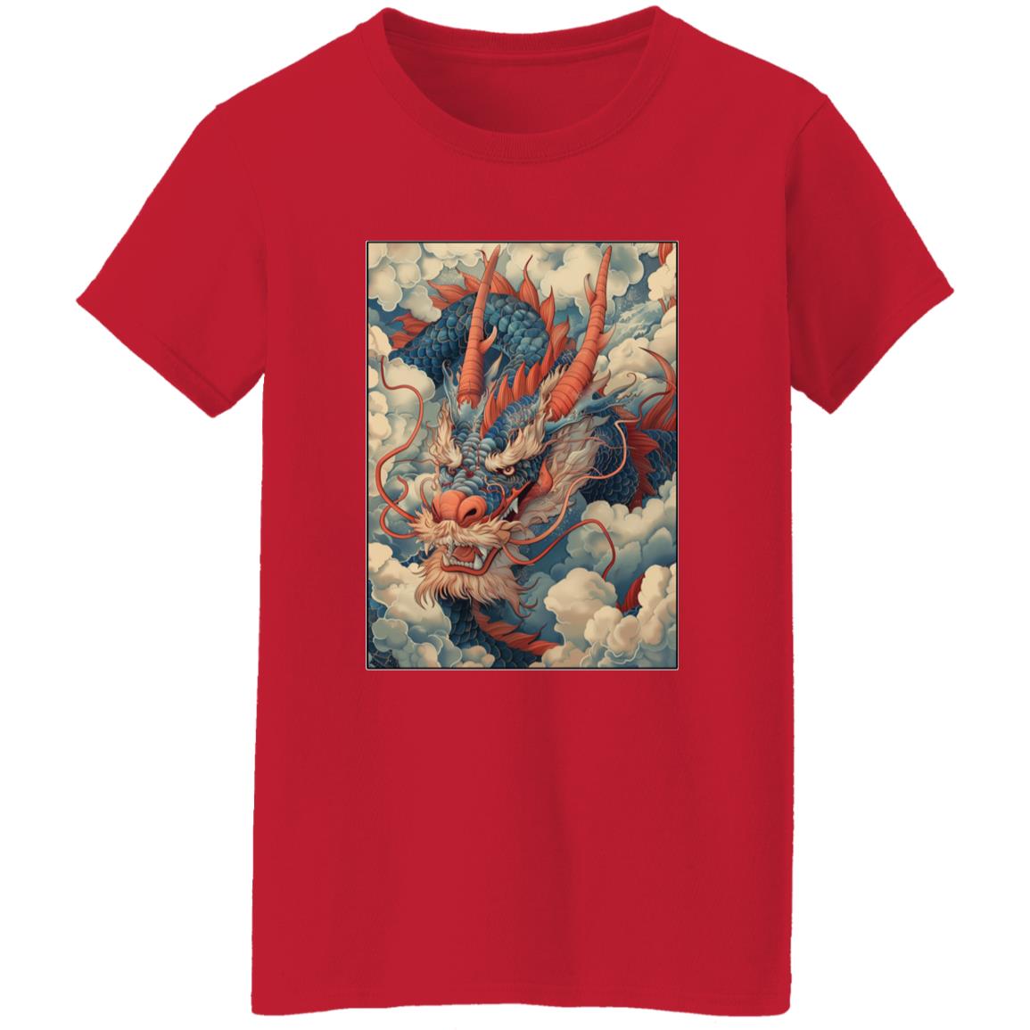 Oversized T-Shirt Chinese Dragon
