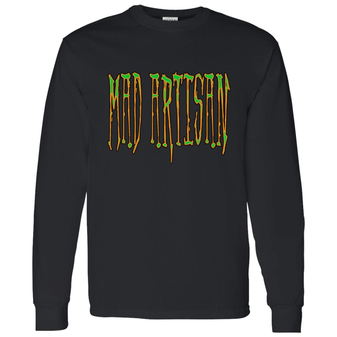 LS T-Shirt Mad Artisan Green Logo