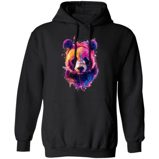 Pullover Hoodie Abstract Panda