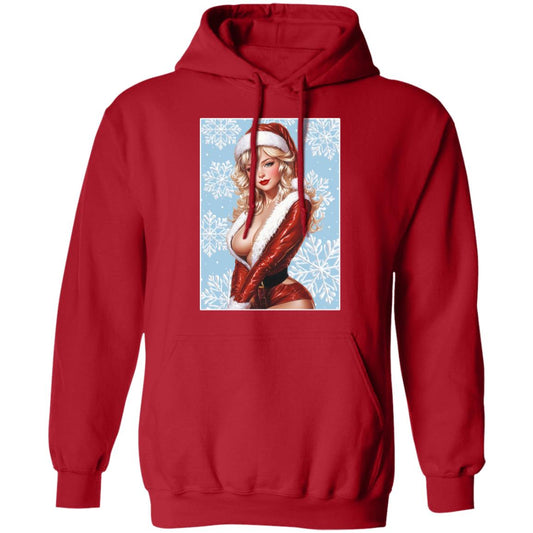 Pullover Hoodie Santa Pin Up Lady