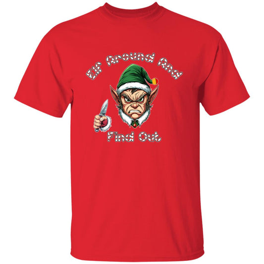 Oversized T-Shirt Elf Around And Find out
