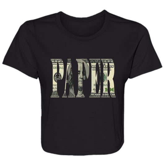 Flowy Cropped Tee PAPER