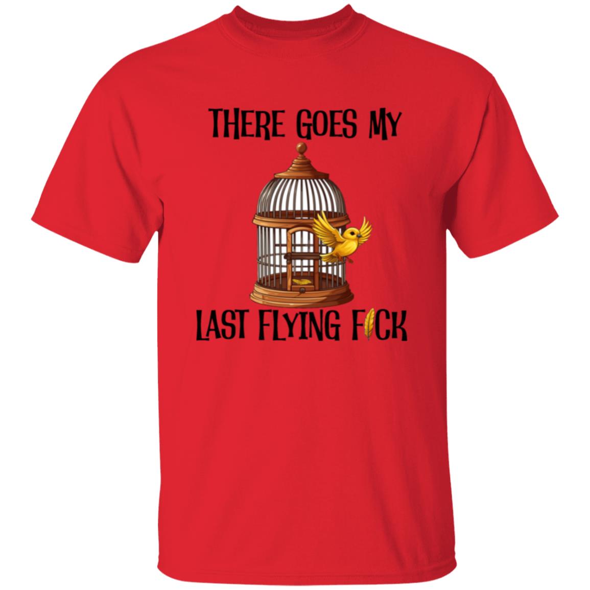 Oversized T-Shirt There Goes My Last Flying Fuck (Black)
