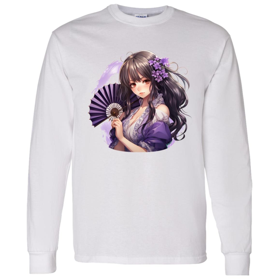 LS T-Shirt Anime Geisha