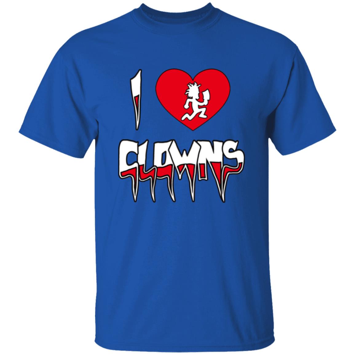 Oversized T-Shirt I Love Clowns