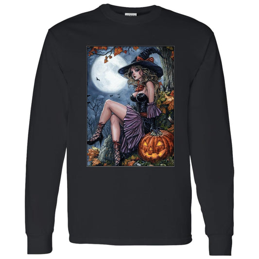 LS T-Shirt Halloween Witch