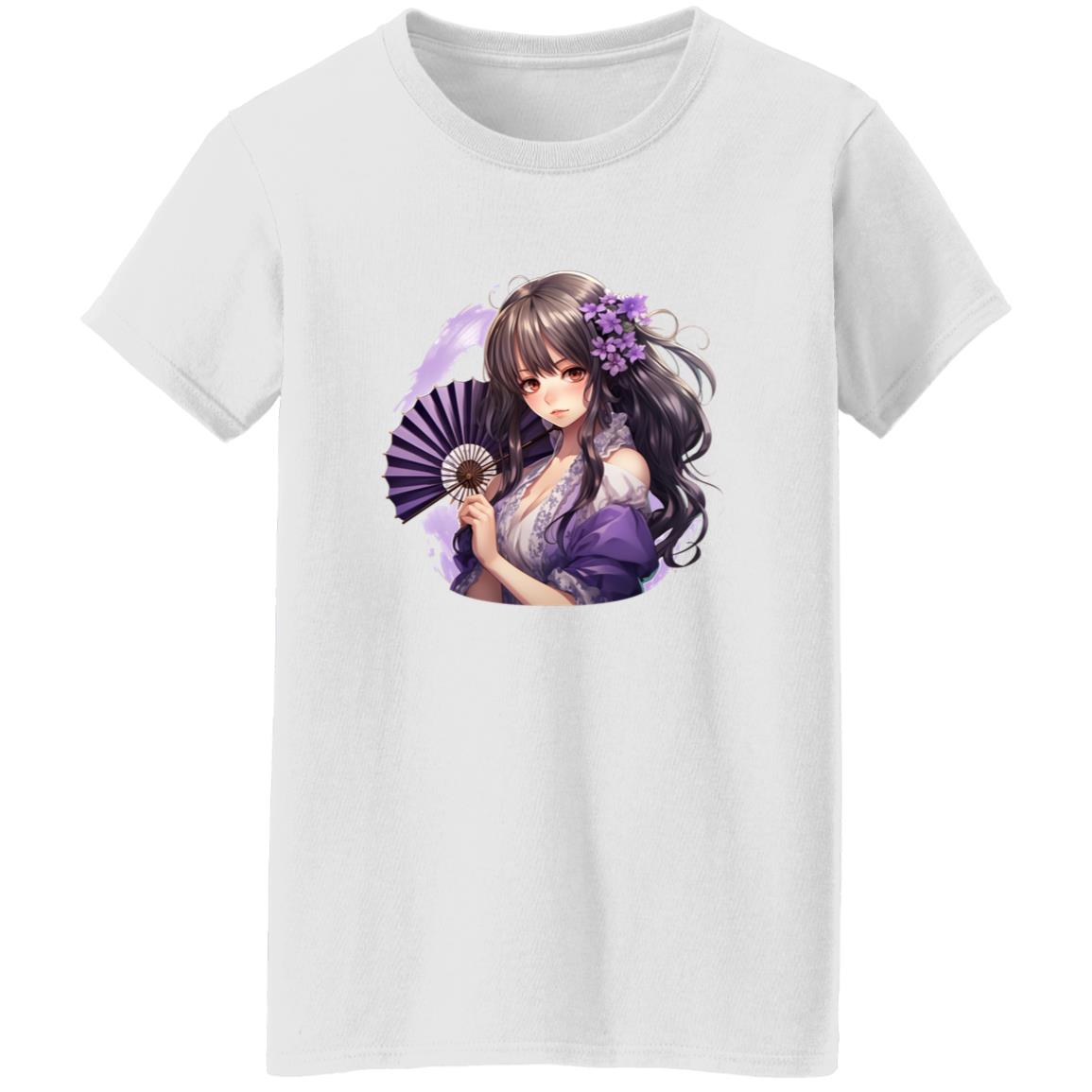 Oversized T-Shirt Anime Geisha