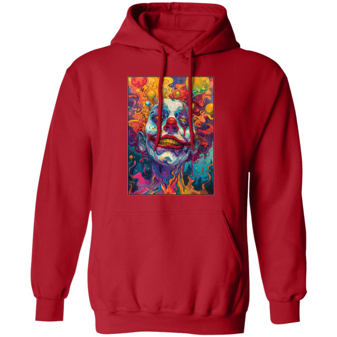 Pullover Hoodie Psychedelic Clown