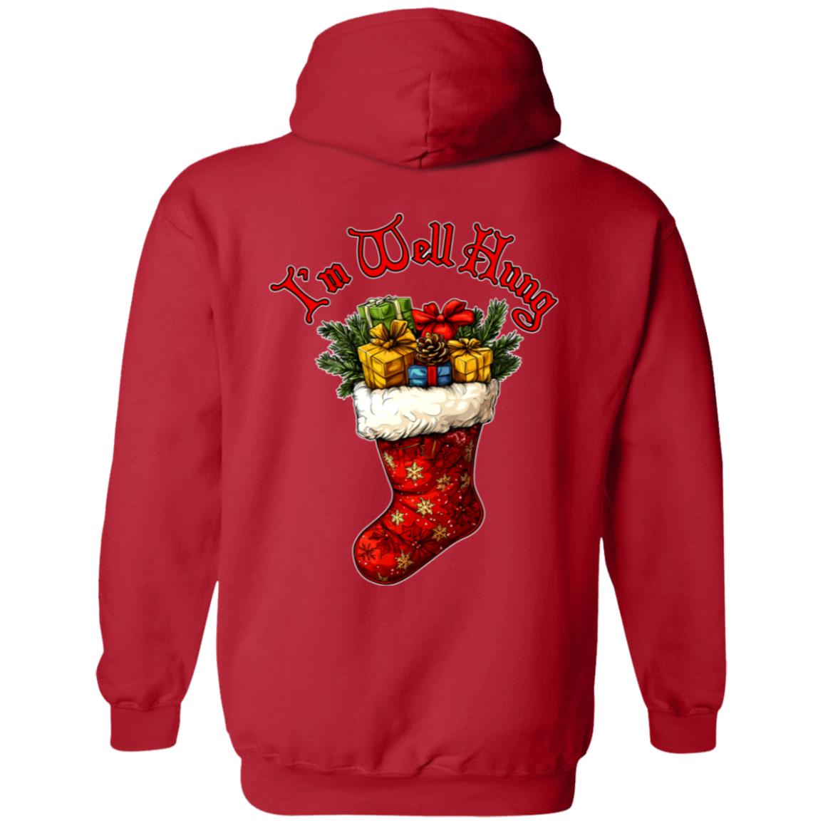 Zip Up Hooded Sweatshirt I'm Well Hung