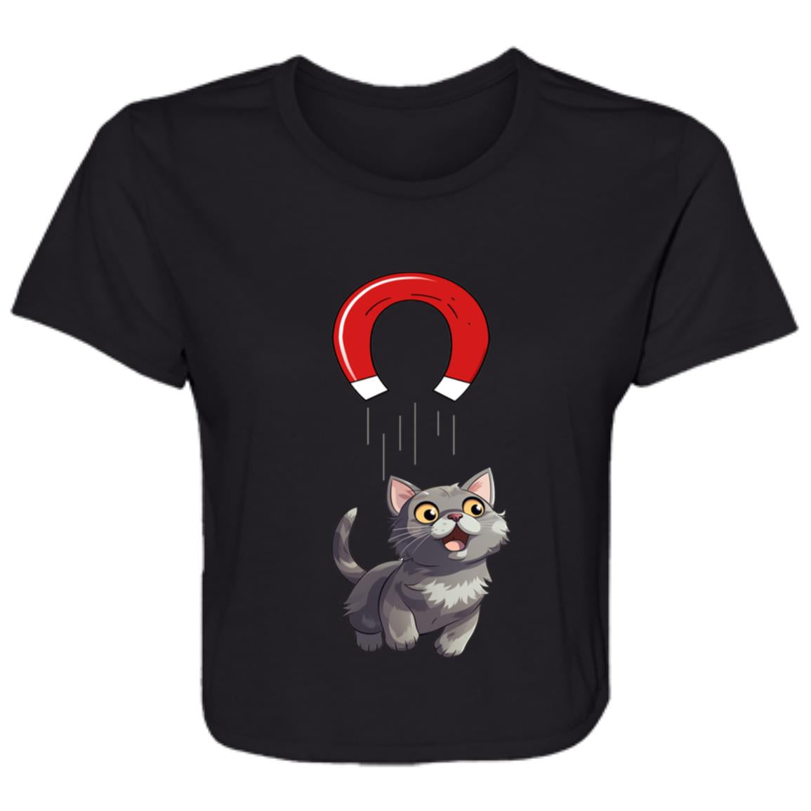 Flowy Cropped Tee Pussy Magnet