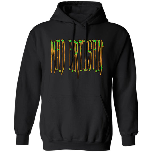Pullover Hoodie Mad Artisan Green Logo