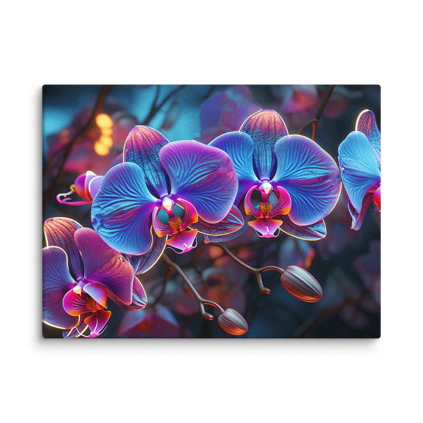 Canvas Orchid Flower