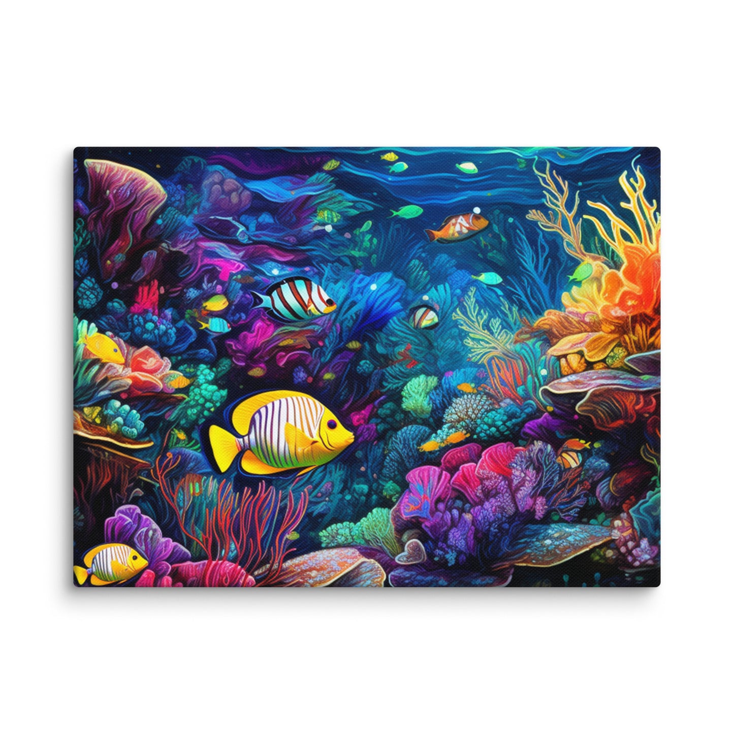 Canvas Colorful Underwater Ocean