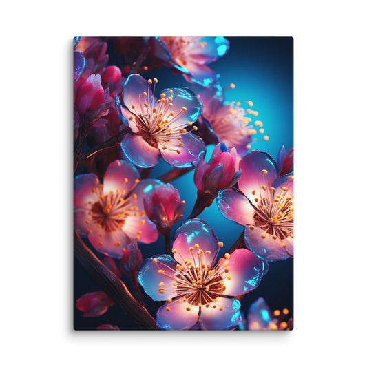 Canvas Cherry Blossom Flower
