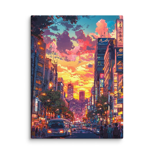 Canvas Anime Metro City