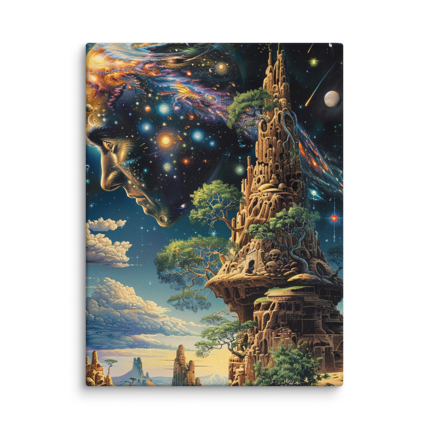 Canvas Alien Palace Surrealism Sky