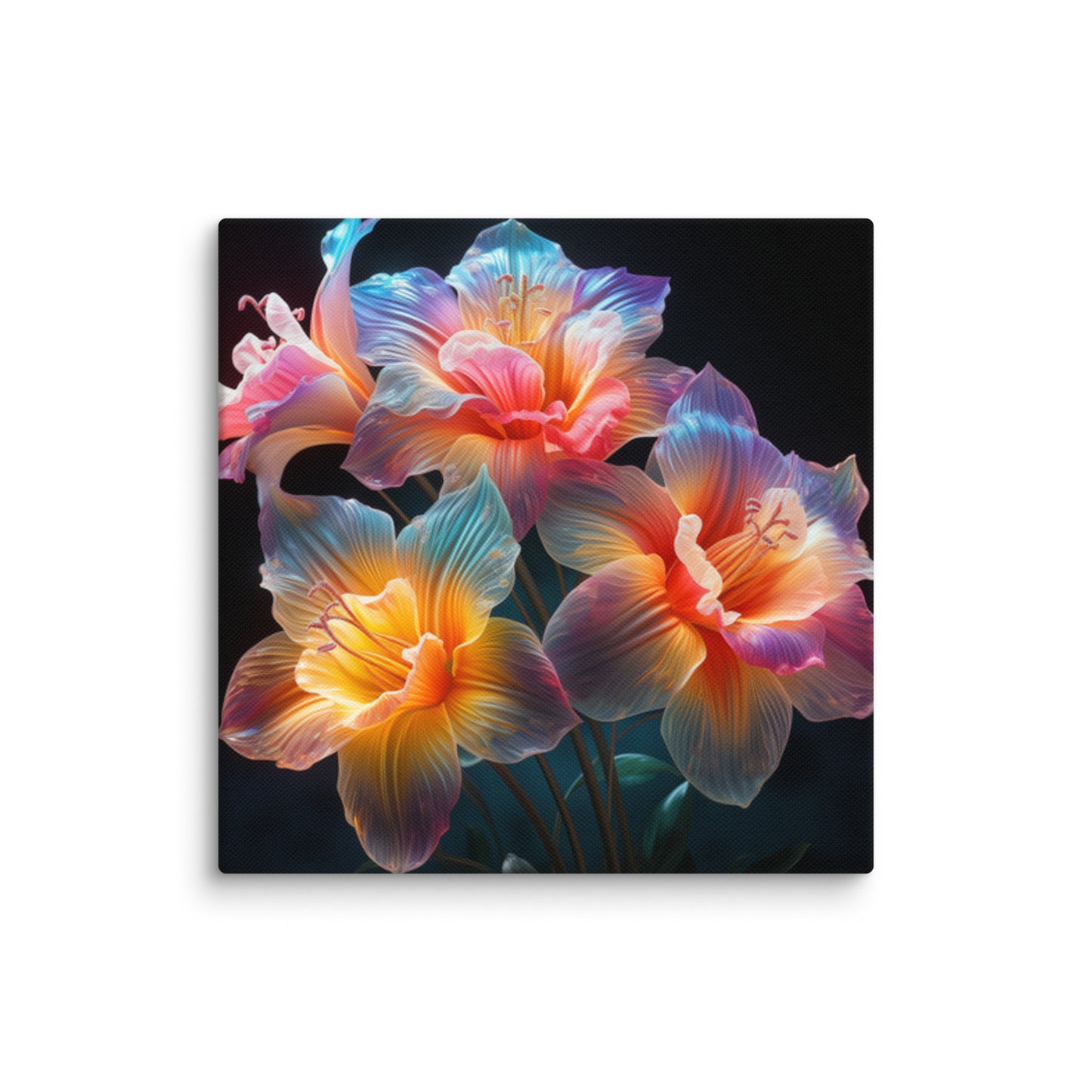 Canvas Daffodil Flower