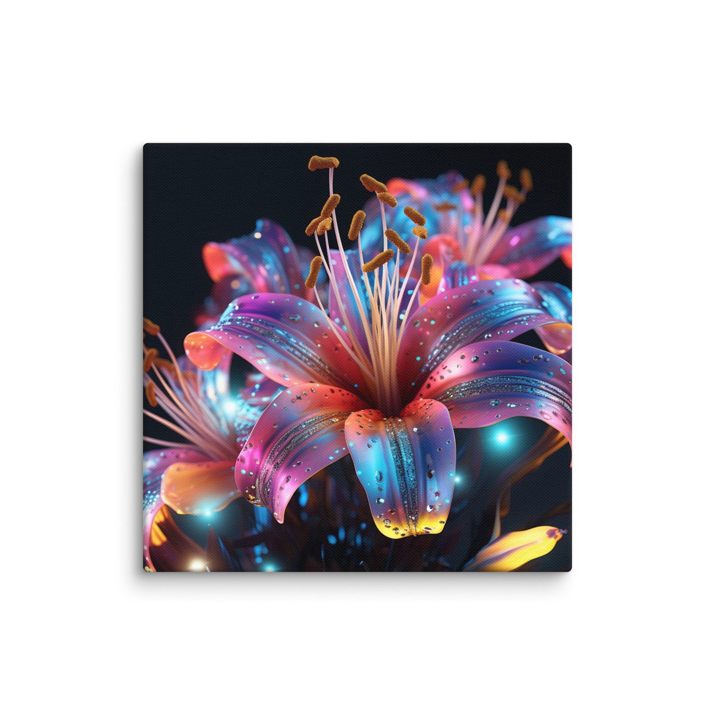 Canvas Lily Flower