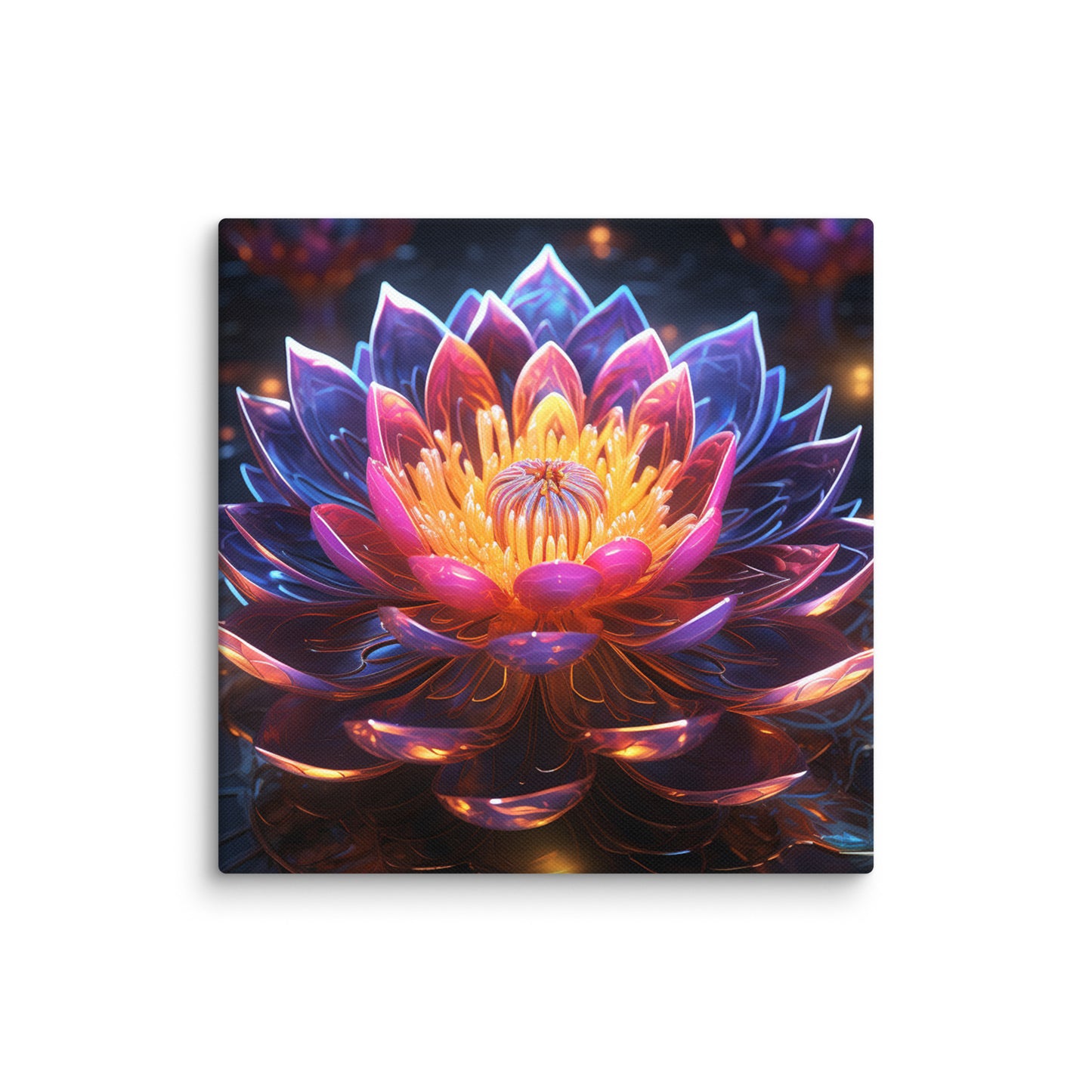 Canvas Lotus Flower