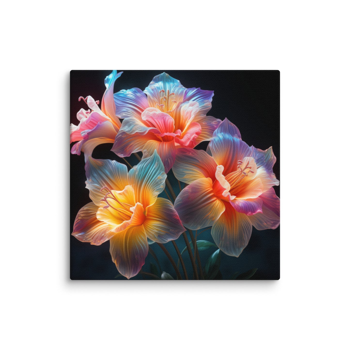 Canvas Daffodil Flower