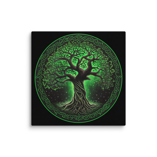 Canvas Celtic Tree