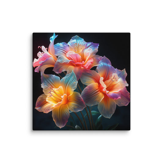 Canvas Daffodil Flower