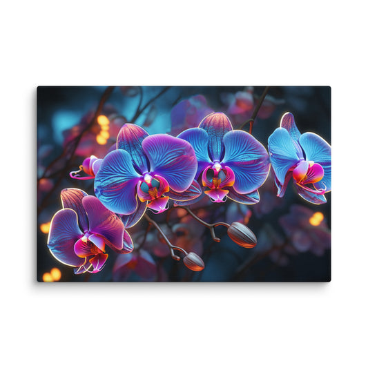 Canvas Orchid Flower
